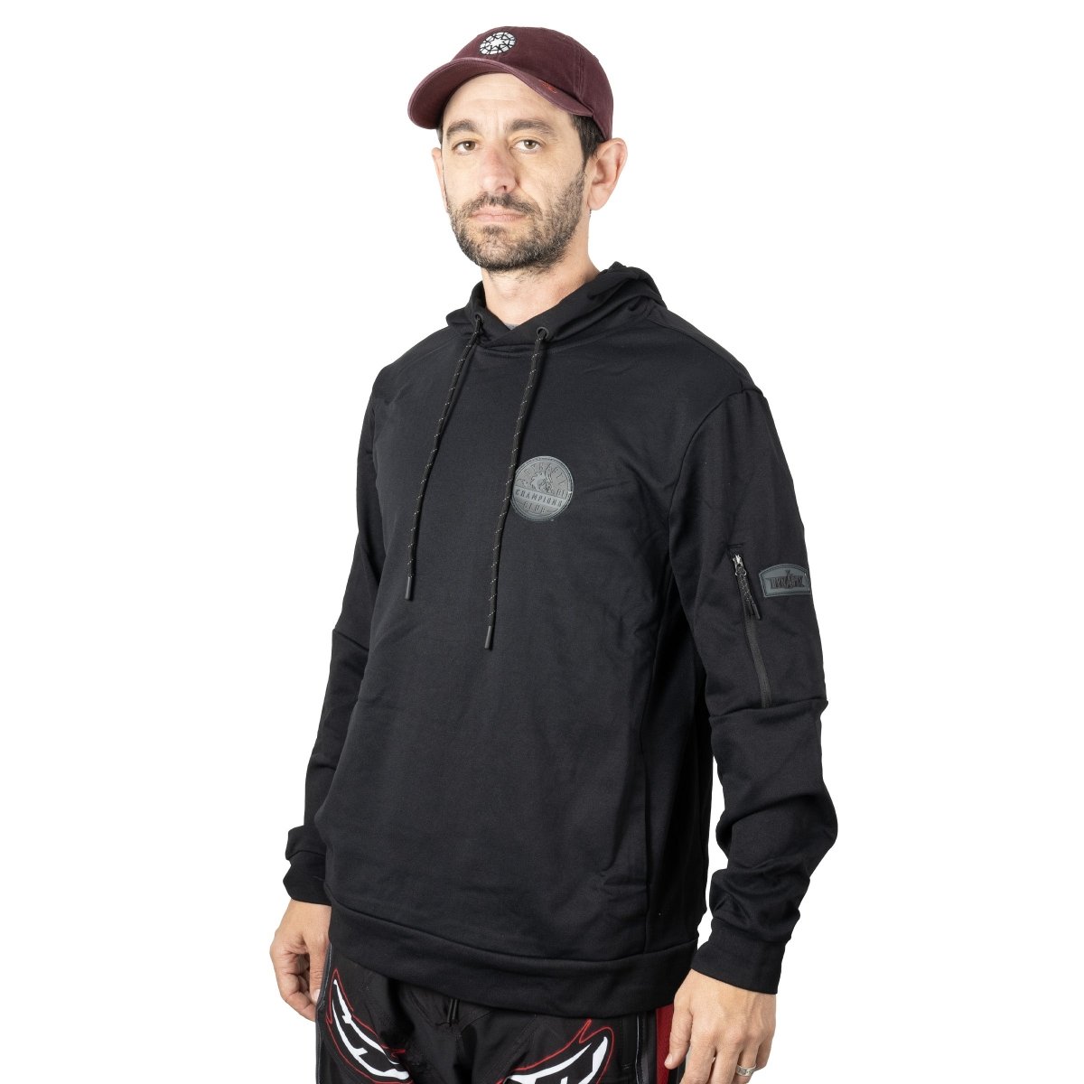 Dynasty Athletic Hoodie - BLACK - DynastyPaintball