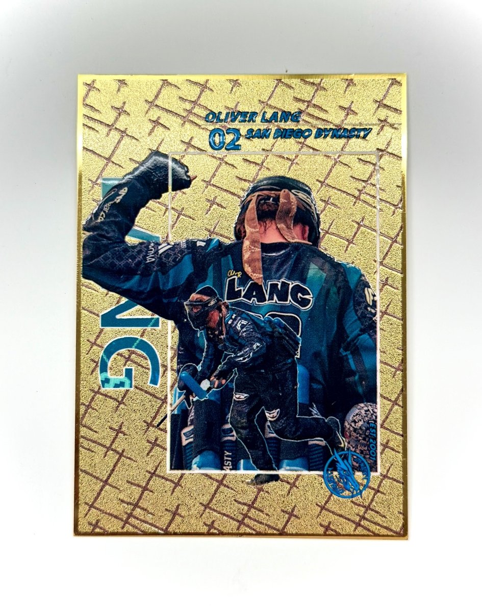 Dynasty Special Edition Trading Cards - 2024 GOLD EDITION - OLIVER LANG CARD - DynastyPaintball