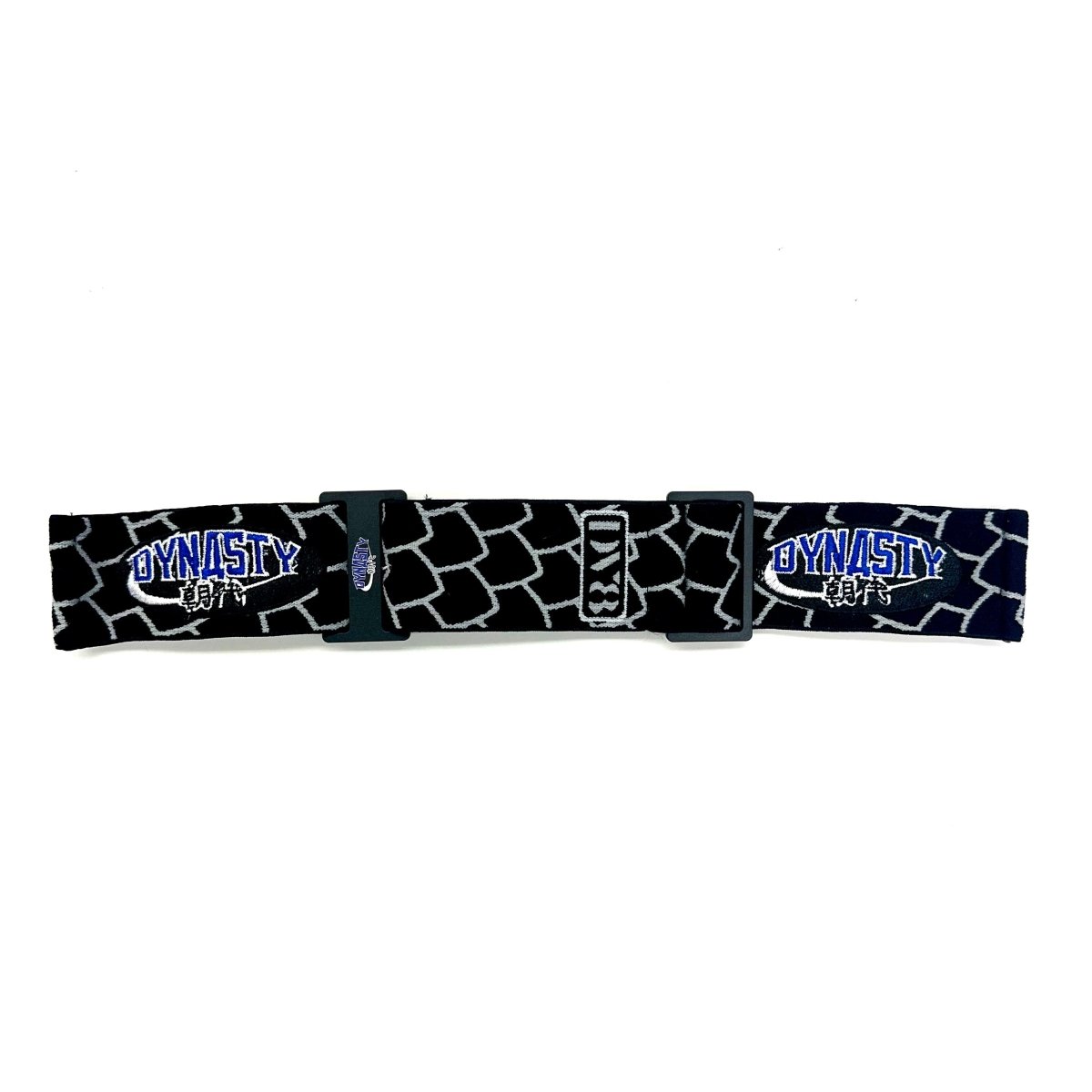 Dynasty X DV8 Goggle Strap - Scales Black - DynastyPaintball