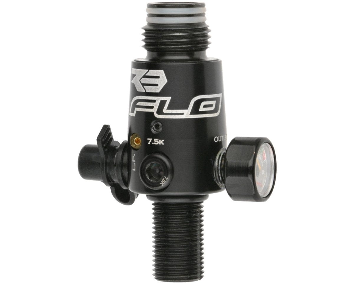 Empire FLO Pro Regulator - Dust Black - DynastyPaintball