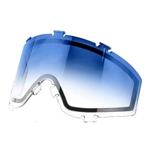JT Flex 8/Premise/ProFlex/Spectra Thermal Mask Lens - Blue Clear fade - DynastyPaintball