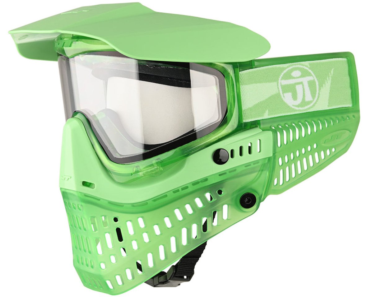 JT PROFLEX Paintball Mask - PERIDOT - Birthstone Series Ice - DynastyPaintball