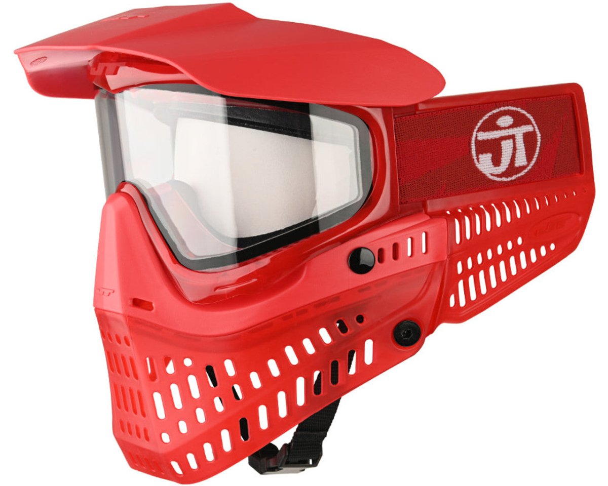 JT PROFLEX Paintball Mask - RUBY - Birthstone Series Ice - DynastyPaintball
