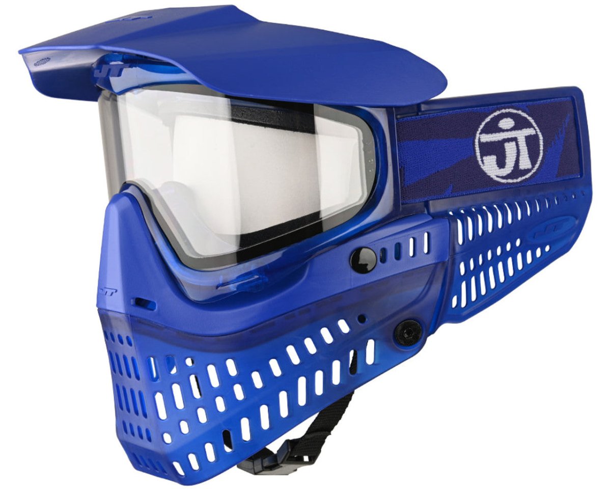 JT PROFLEX Paintball Mask - SAPPHIRE - Birthstone Series Ice - DynastyPaintball