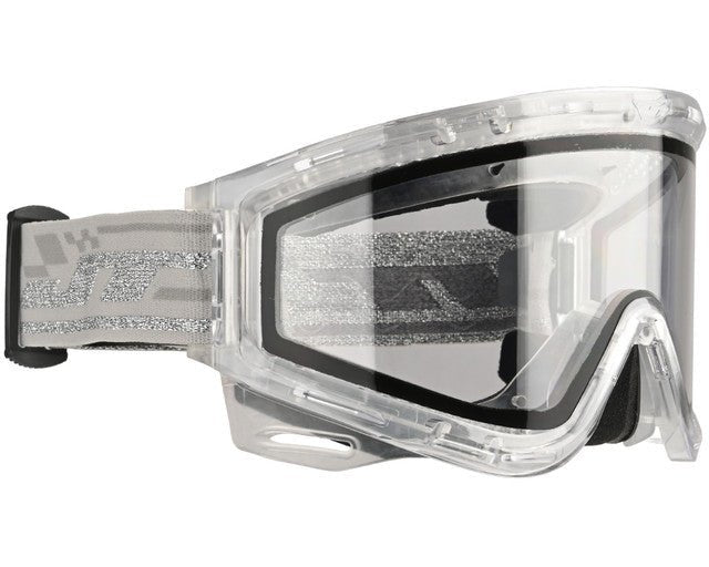 JT ProFlex QLS Goggle Frame w/ Lens & Strap - Ice Clear - DynastyPaintball
