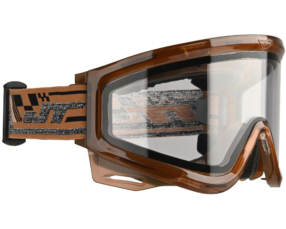 JT ProFlex QLS Goggle Frame w/ Lens & Strap- Ice Brown
