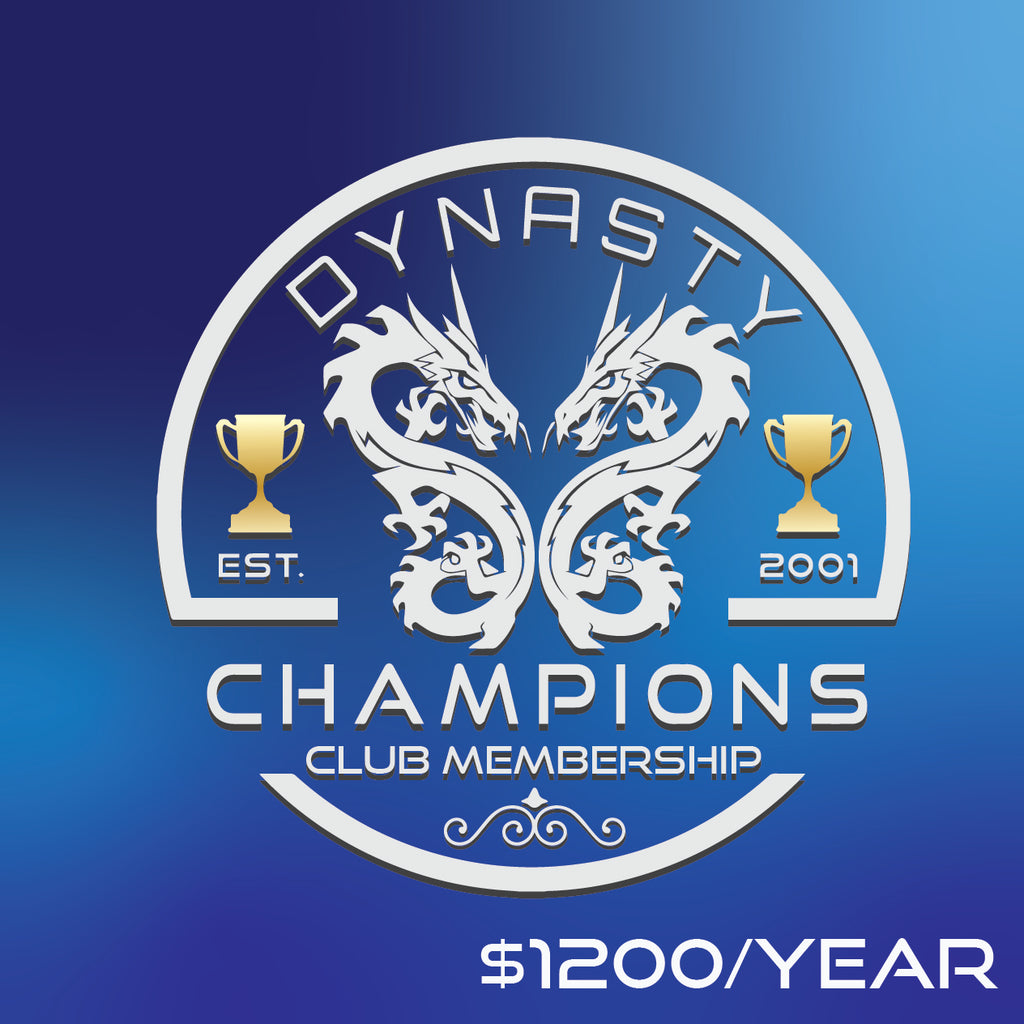 CHAMPIONS CLUB ANNUAL MEMBERSHIP- January 2024- December 2024